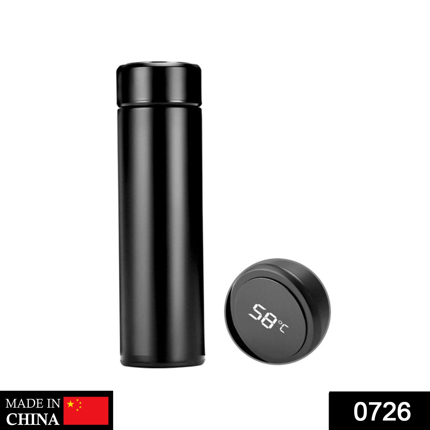 0726 Smart Vacuum Insulated Water Bottle with LED Temperature Display (Mix Color) 0726 Smart Vacuum Insulated Water Bottle with LED Temperature Display (Mix Color)